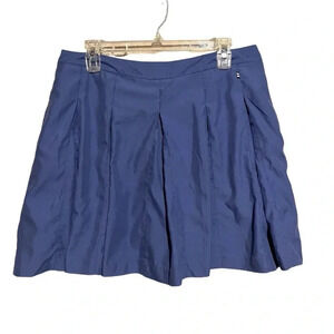 Izod Tennis Golf Skirt Skort Blue Pleated Lined Size 14 Preppy Athletic